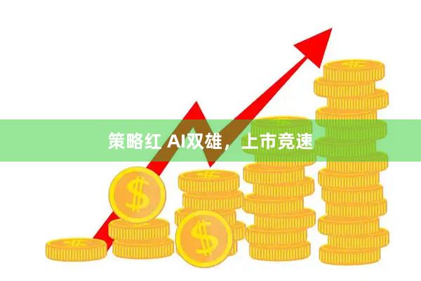 策略红 AI双雄，上市竞速