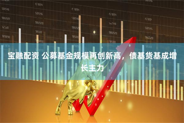 宝融配资 公募基金规模再创新高，债基货基成增长主力